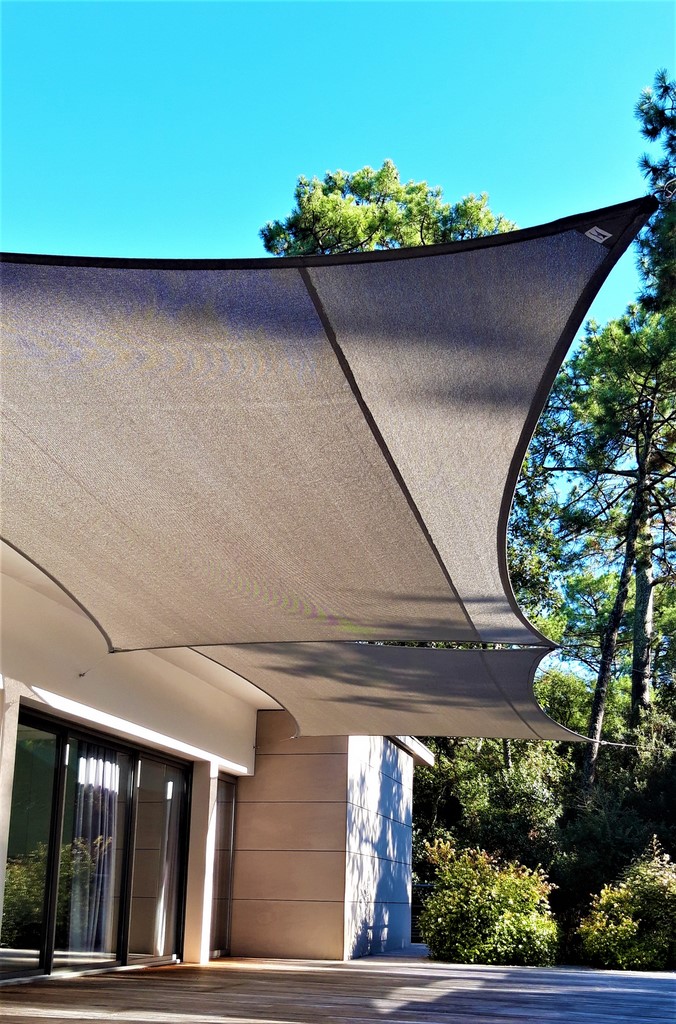 voile d'ombrage à Hossegor