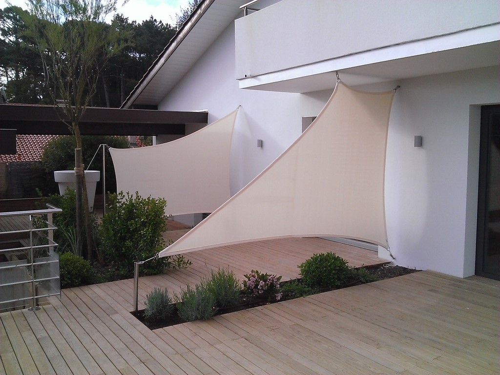 voile d'ombrage brise vue hossegor