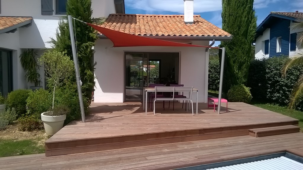 poteau alu soromap pour voile d'ombrage 