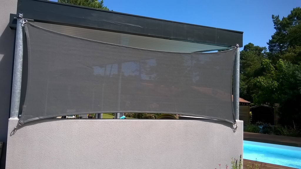 voile d'ombrage brise vue hossegor