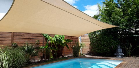 voile d'ombrage à Dax
