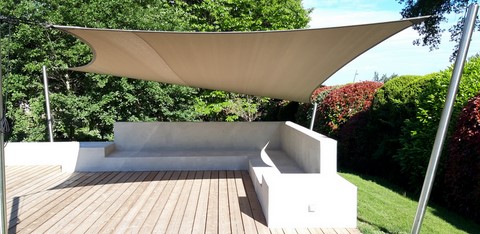 voile d'ombrage à Josse