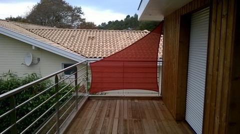 voile d'ombrage brise vue seignosse